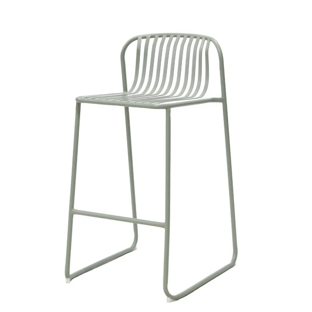 Swiss Bar Chair Thyme Green Set 2