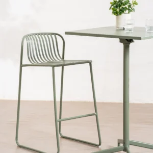Swiss Bar Chair Thyme Green Set 2