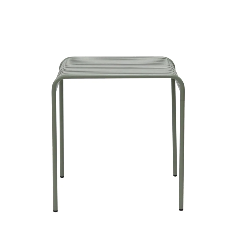 Thyme Swiss Small Dining Table Green Rust-Resistant Steel Outdoor