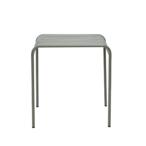 Thyme Swiss Small Dining Table Green Rust-Resistant Steel Outdoor