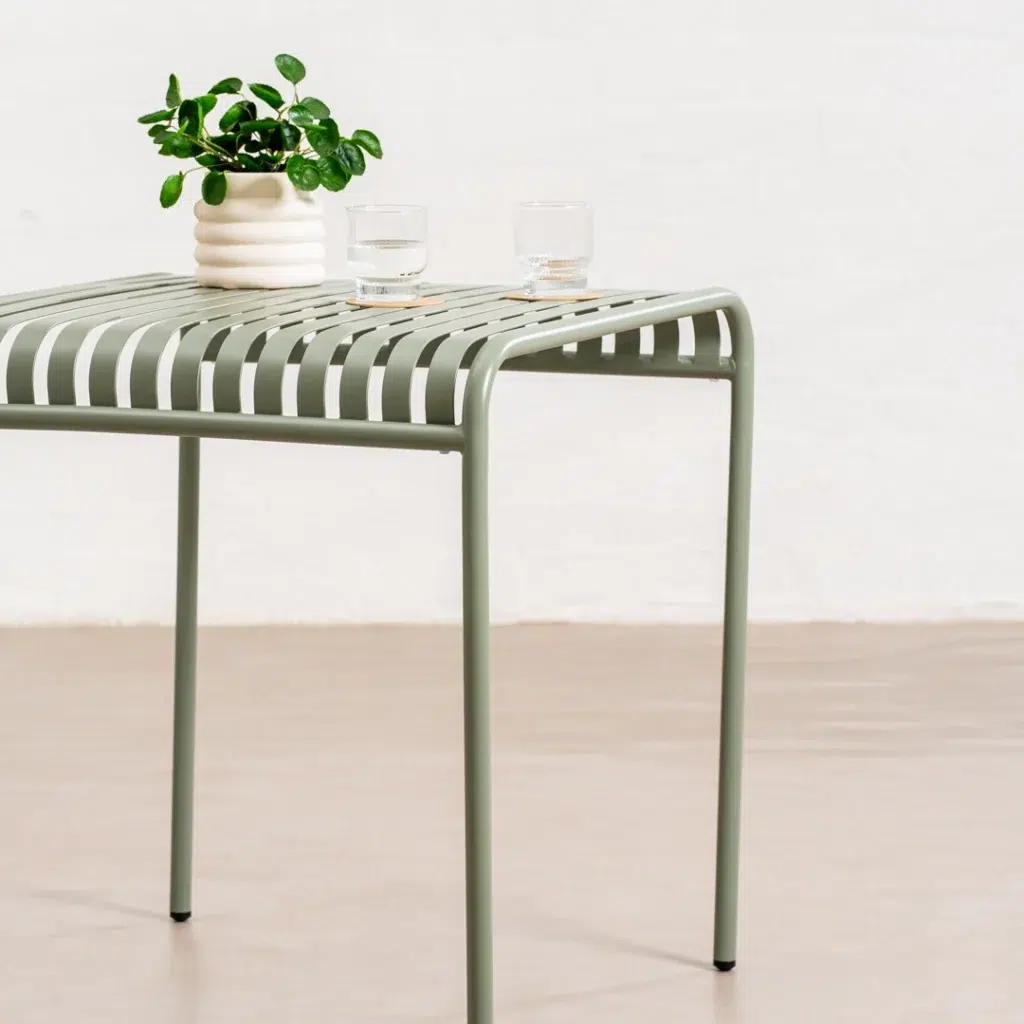 Thyme Swiss Small Green Dining Table – Outdoor Durable