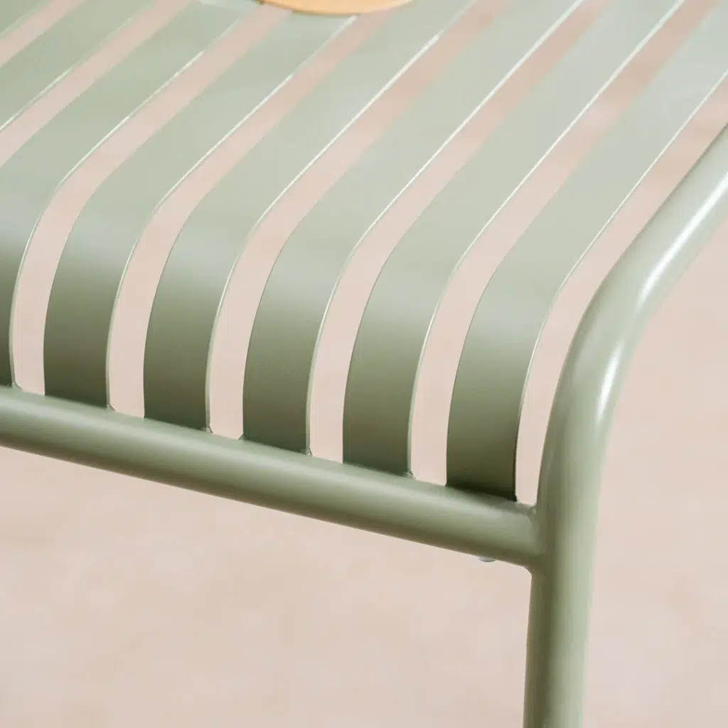 Thyme Swiss Small Dining Table Green Outdoor