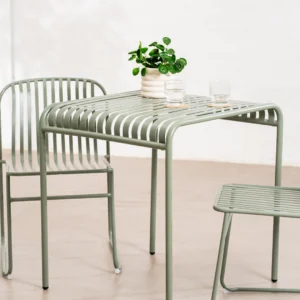 Thyme Swiss Small Green Dining Table Outdoor