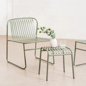 Thyme Swiss Side Table Green Outdoor Durable