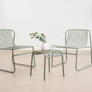 Thyme Swiss Side Table – Green Outdoor