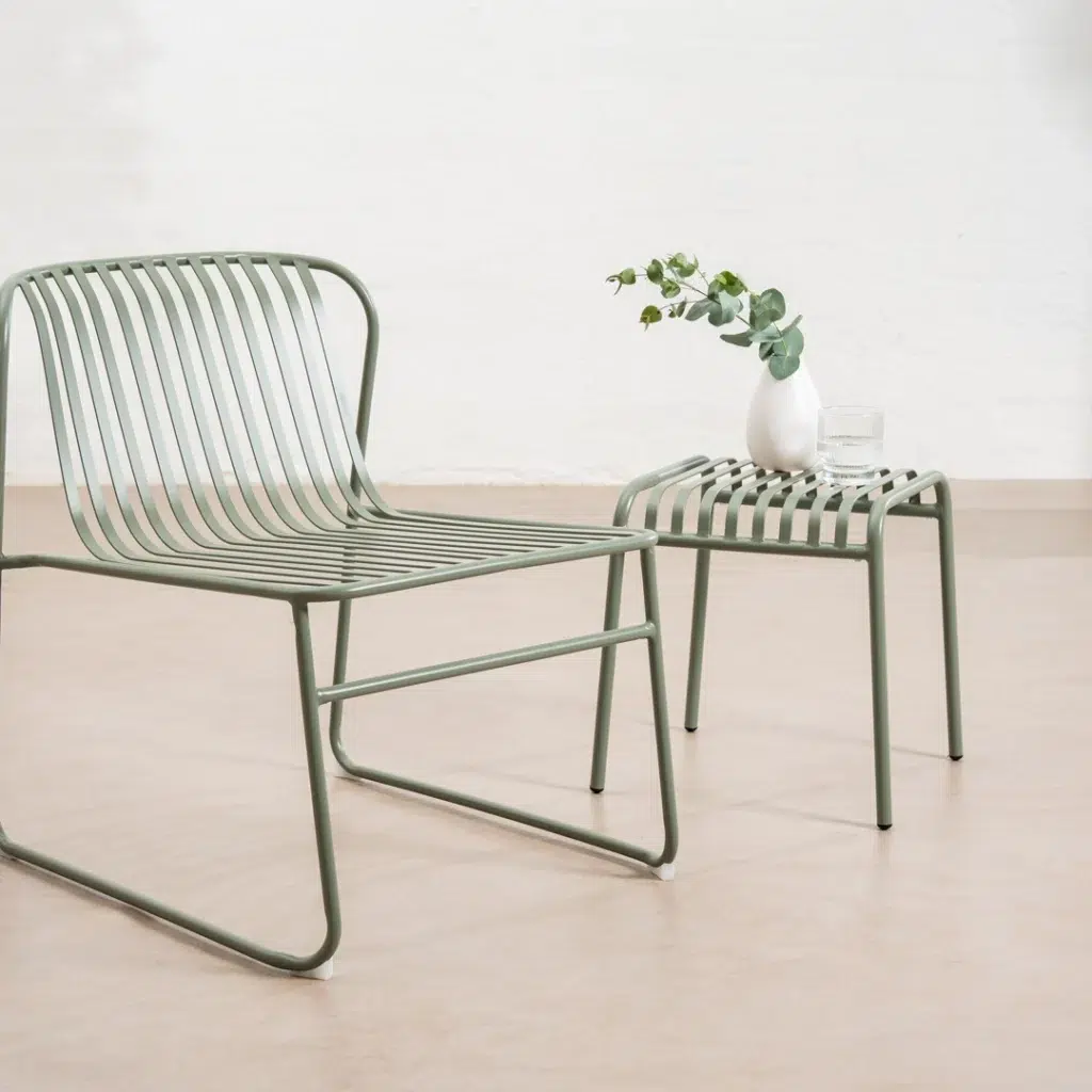 Swiss Leisure Chair Thyme Green Ergonomic Steel