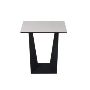 Symphony Marmo Ceramic Side Table - Modern Marble Design