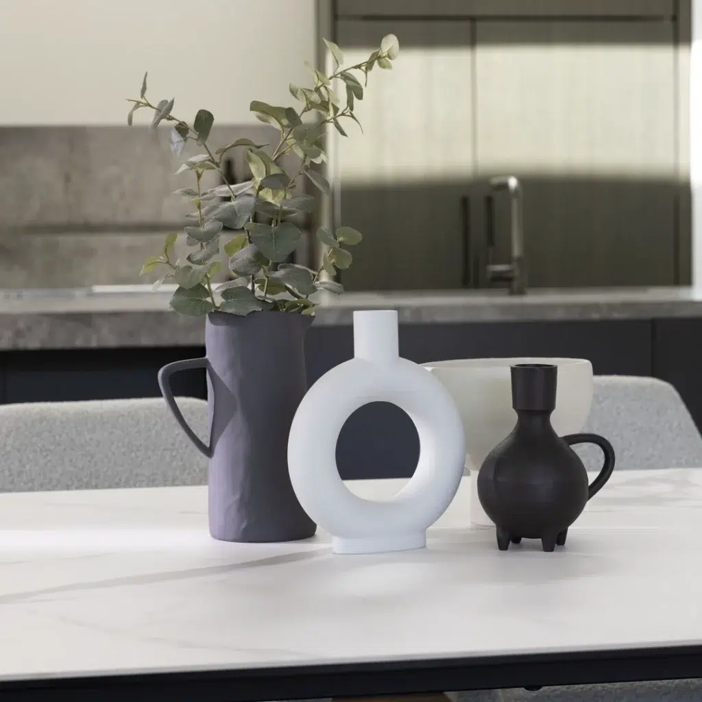 Symphony Extension Dining Table Marmo Ceramic Expandable