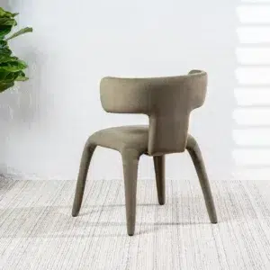 Taurus Dining Chairs Leaf Set of 2 Mohair