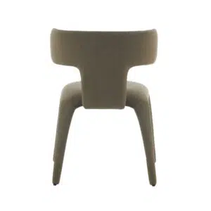 Taurus Dining Chairs Leaf Set 2 Mohair Ergonomic