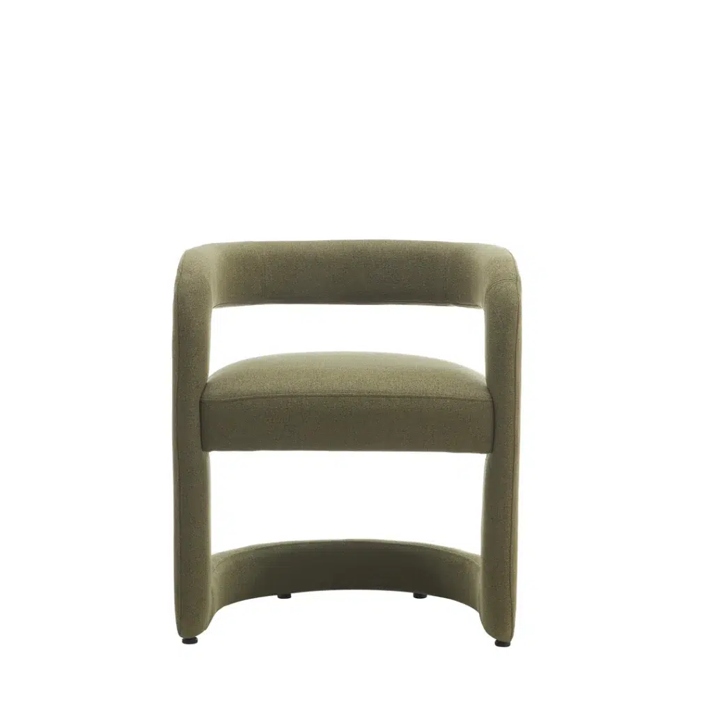 Toronto Dining Chairs Olive Set of 2 Neutral Linen