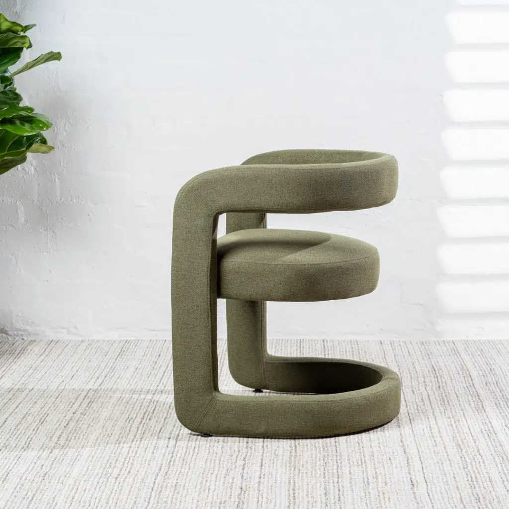 Toronto Dining Chairs Olive Set 2 Neutral