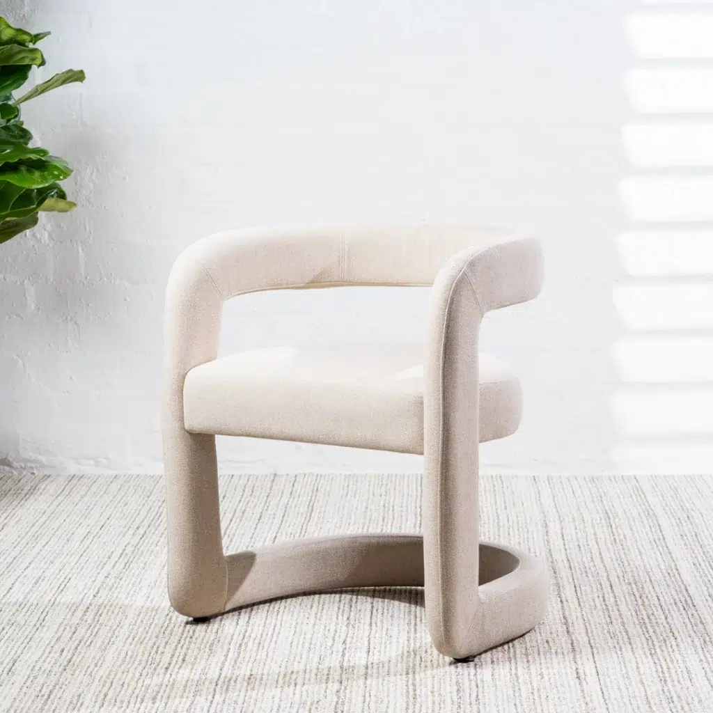 Toronto Modern Sand Dining Chairs Set 2