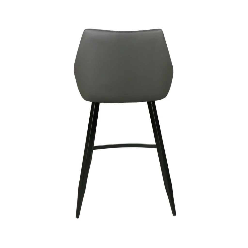 Toledo Bar Stool Grey Eco-Leather