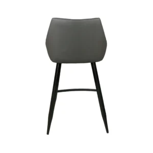 Toledo Bar Stool Grey Eco-Leather