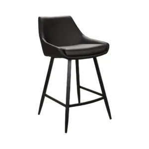 Black Toledo Bar Stool – Sleek Modern Durable for Home Bar