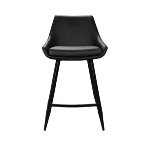 Sleek Black Bar Stool Modern Kitchen Home Bar