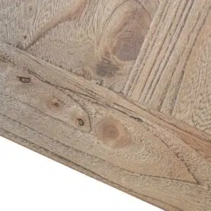 Isaac 2m TV entertainment unit with natural elm wood and rattan doors for coastal style