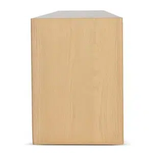 Nora 2.1m Travertine Top TV Unit Creme Ash Natural Stone Spacious Storage Modern Design