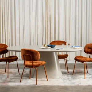 Valencia Dining Table Putty Modern Design