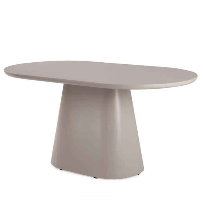 Valencia Dining Table Putty Finish Modern