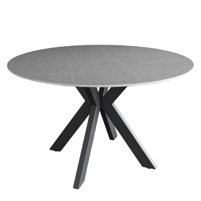 Venice 1.2m Round Dining Table – Bulgarian Grey