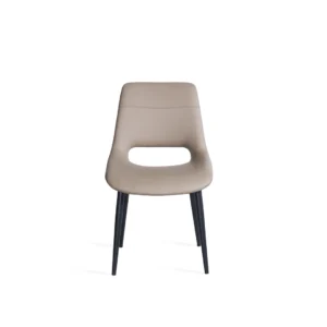 Vienna Dining Chair Taupe Set 2 Eco-Friendly Modern Design