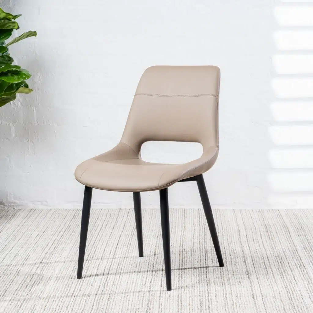 Vienna Dining Chair Taupe Set of 2