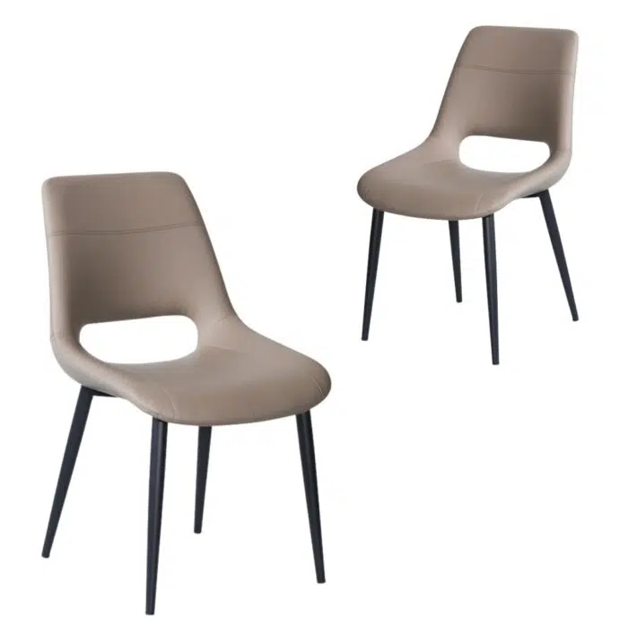 Easton Dining Chair – Taupe (Set of 2)