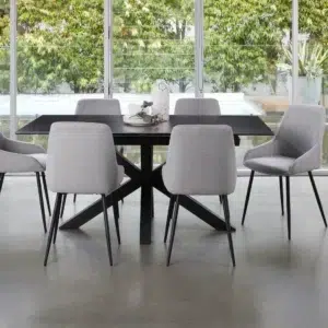 Venetti Extendable Dining Table Blizzard Ceramic
