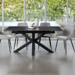 Venetti Blizzard Extendable Dining Table - Ceramic