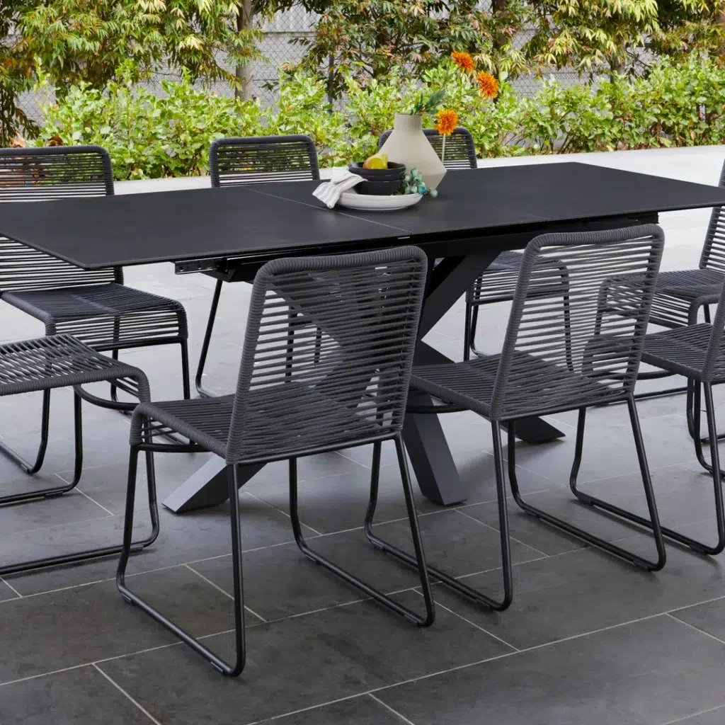 Venetti Blizzard Ceramic Extendable Dining Table