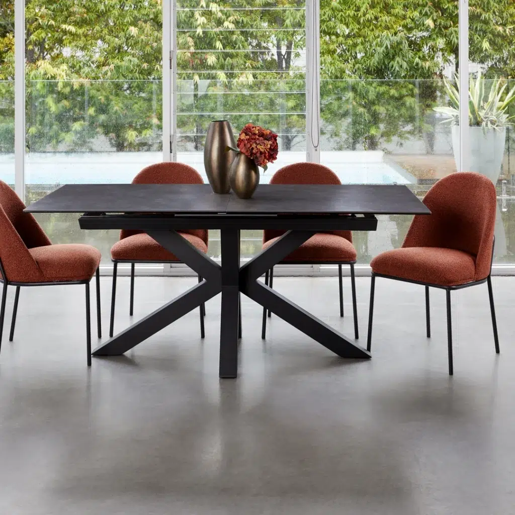 Venetti Blizzard Ceramic Extension Dining Table