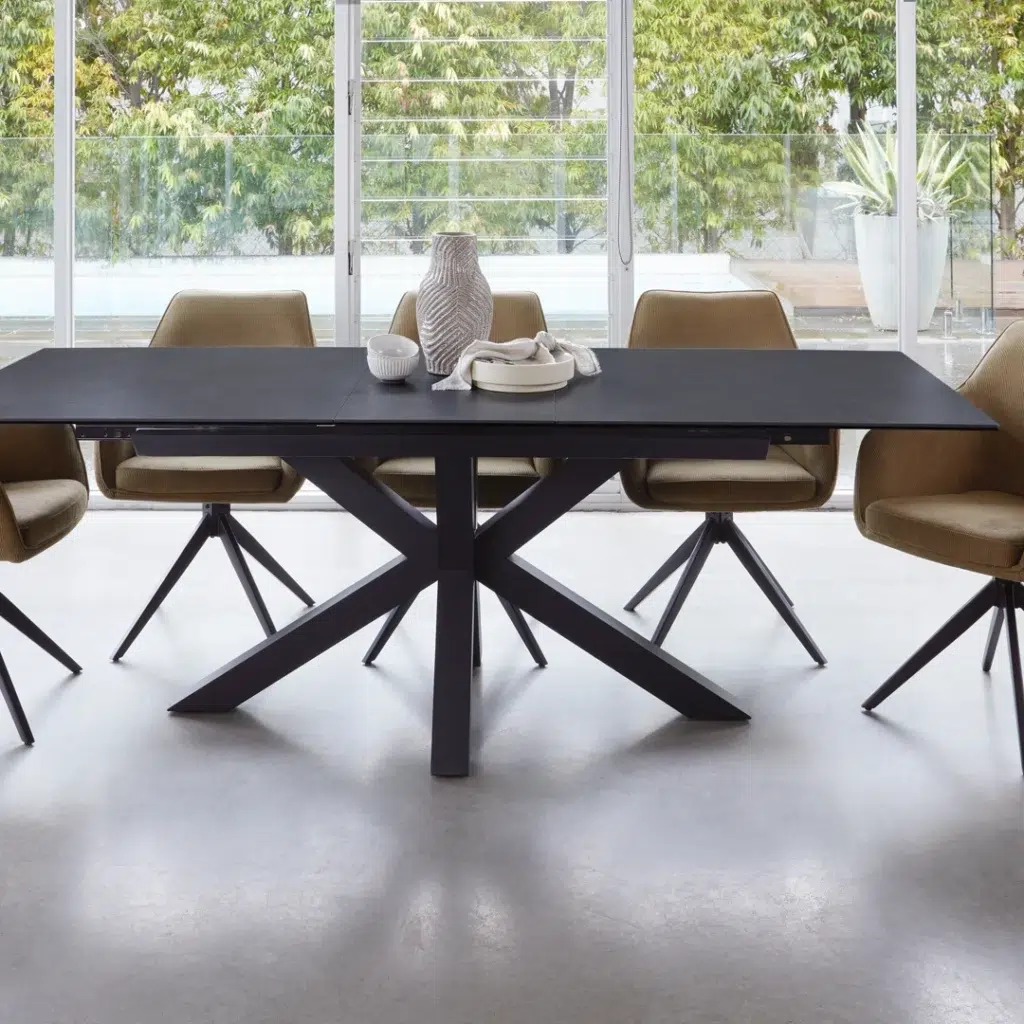 Venetti Expandable Dining Table Blizzard Ceramic