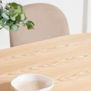 Oliver Western Oak Grey Modern Rustic Dining Table