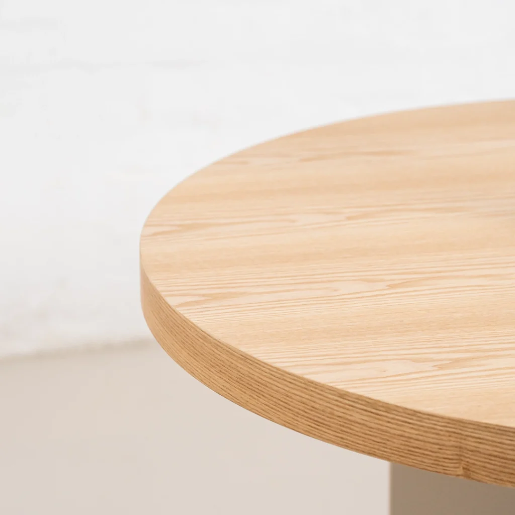 Modern rustic rectangular dining table Oak Grey
