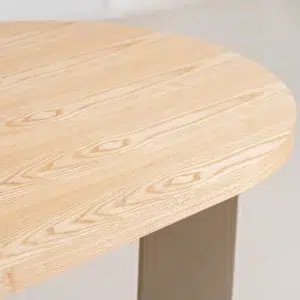 Oliver Western Dining Table Oak/Grey Rustic Modern Design
