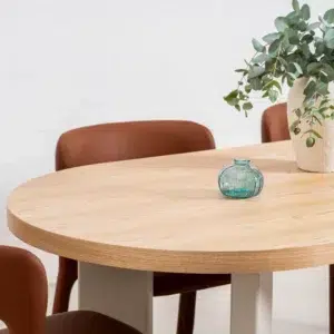 Oliver Western Dining Table Oak Grey Modern Rustic