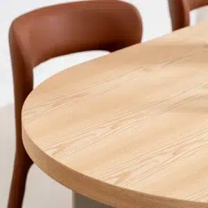 Oliver Western Oak Grey Dining Table Modern Rustic