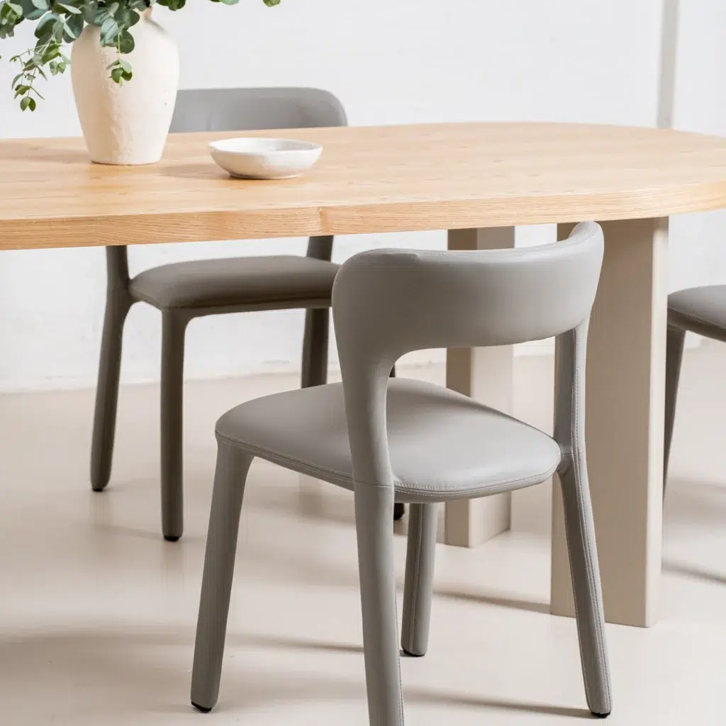 Oliver Western Oak Grey Rectangular Dining Table