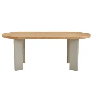Oliver Western Rectangular Dining Table Oak Grey