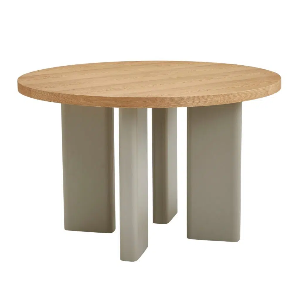 Oliver Western Oak Grey Country-Style Dining Table