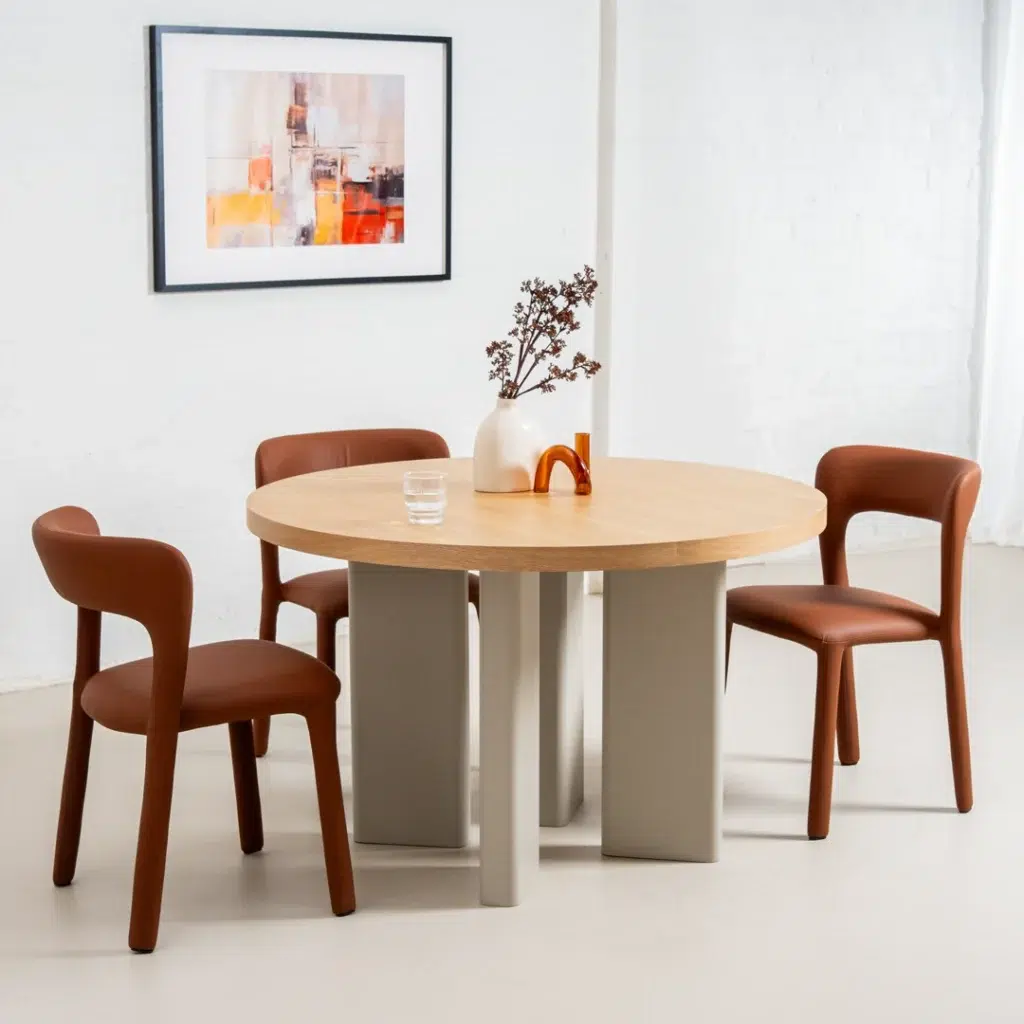 Oliver Western Oak Grey Dining Table