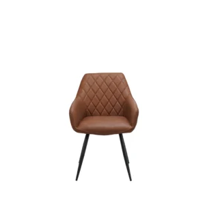 Zeus Dining Chair Cognac Set of 2