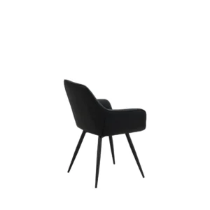 Zeus Dining Chairs Black Set 2 Modern Comfort