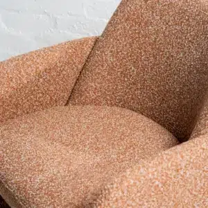 Zurich Paprika Chenille Occasional Chair Modern