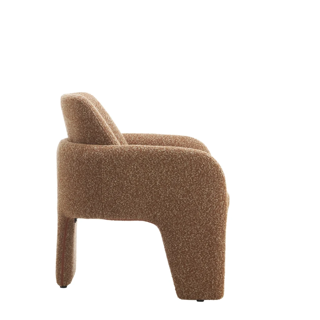 ZURICH OCCASIONAL CHAIR PAPRIKA CHENILLE FABRIC