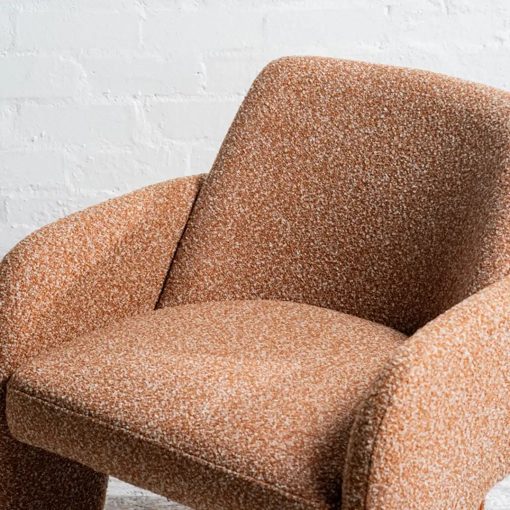 Zurich Occasional Chair Paprika Chenille Modern Living Room