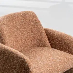 Zurich Occasional Chair Paprika Chenille Modern