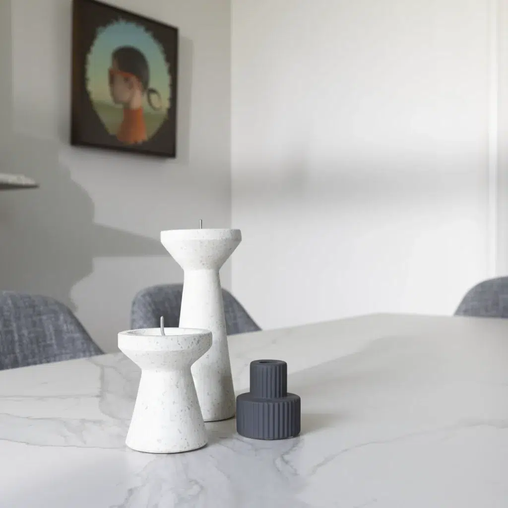 Zulu Extendable Dining Table with Ceramic Top and Steel Frame